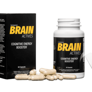 Brain Actives capsules en verpakking
